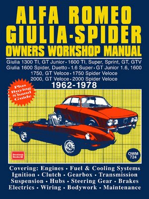 cover image of The Alfa Romeo Spider Owners Work Manual